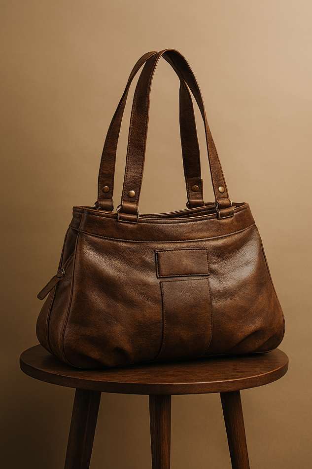Leather Hobo Bag
