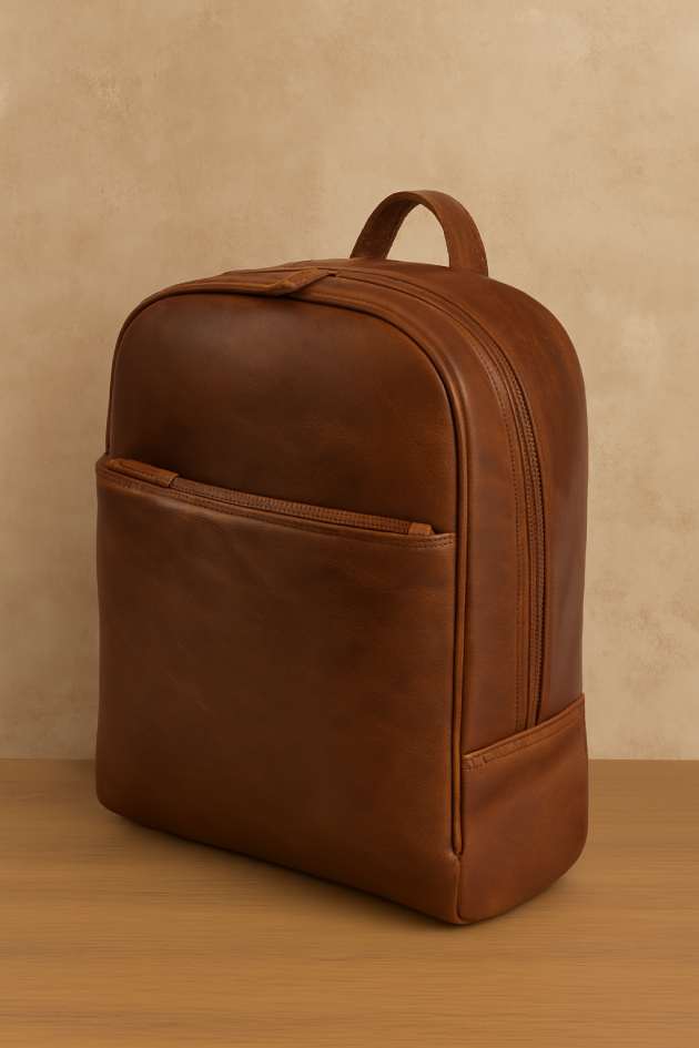 Full-Grain Leather Duffle Bag